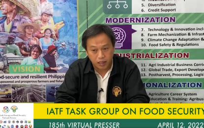 ariel cayanan|Supply of prime agri products remains sufficient: DA exec.